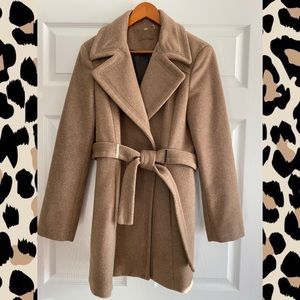Calvin Klein Belted Toggle Wrap Coat 